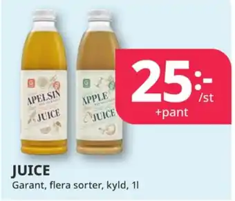 Tempo Garant juice erbjuda