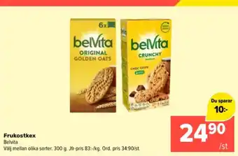 Coop Extra Belvita kex erbjuda