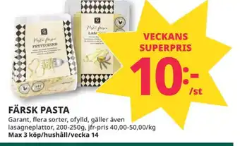 Tempo Garant pasta erbjuda