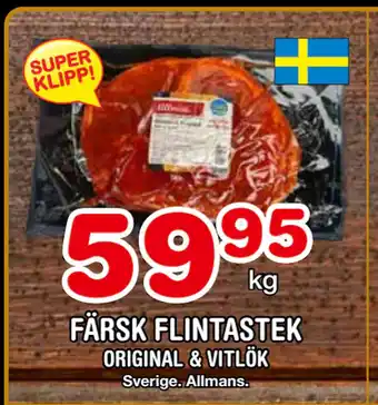 Nya Pulsen FÄRSK FLINTASTEK erbjuda