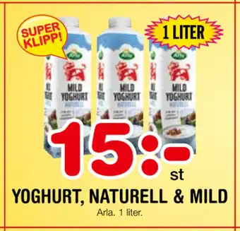 Nya Pulsen YOGHURT, NATURELL & MILD erbjuda