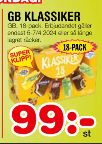 Nya Pulsen GB KLASSIKER erbjuda