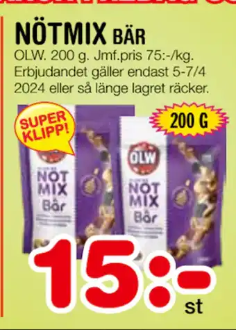 Nya Pulsen NÖTMIX erbjuda
