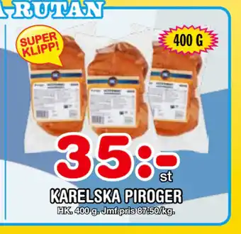 Nya Pulsen KARELSKA PIROGER erbjuda