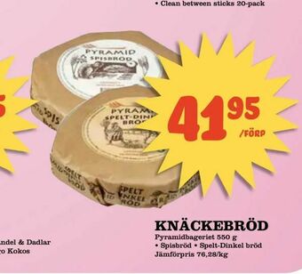 Bonum Matmarknad Knäckebröd erbjuda