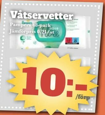 Bonum Matmarknad Våtservetter erbjuda