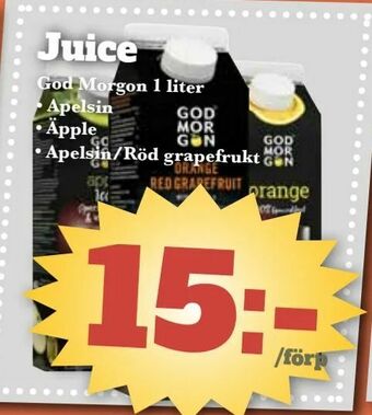 Bonum Matmarknad Juice erbjuda