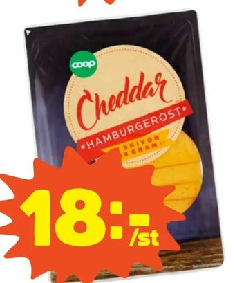 Hamburgerost cheddar