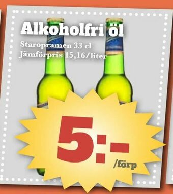 Bonum Matmarknad Alkoholfri öl erbjuda