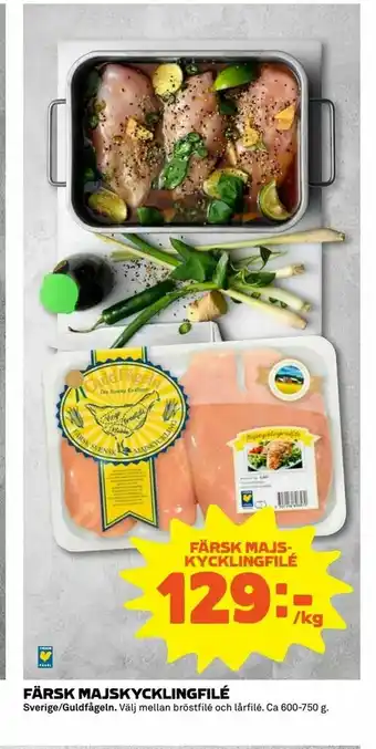 Coop Extra Färsk majs- kycklingfilé erbjuda