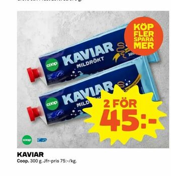 Coop Extra Kaviar erbjuda