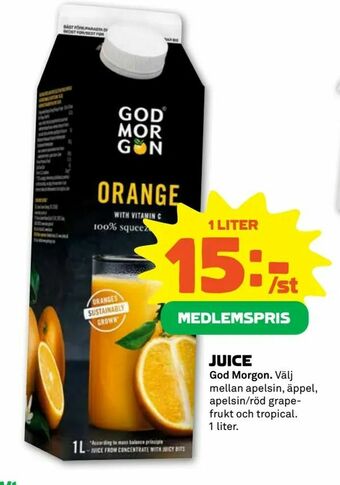 Coop Forum Juice erbjuda