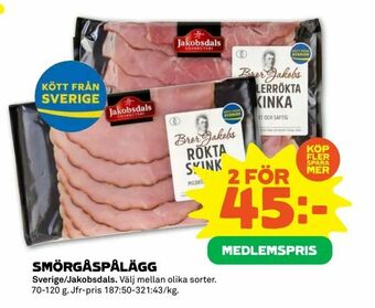 Coop Forum Smörgåspålägg erbjuda