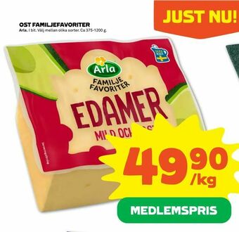 Coop Forum Ost familjefavoriter erbjuda