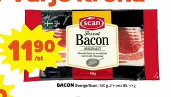 Coop Extra Bacon erbjuda