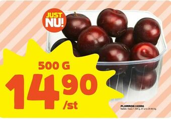 Coop Extra Plommon i korg erbjuda