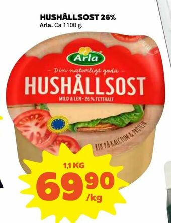 Coop Extra HUSHÅLLSOST 26% erbjuda
