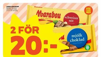 Coop Extra Chokladkakor erbjuda