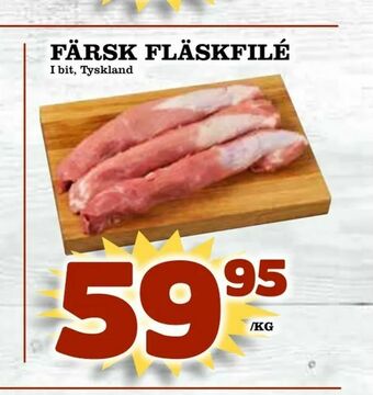 Din Mat Färsk fläskfilé erbjuda
