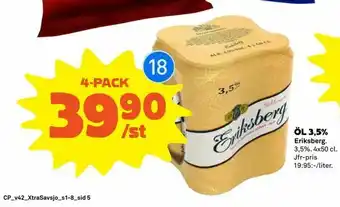 Coop Extra Öl 3,5% erbjuda