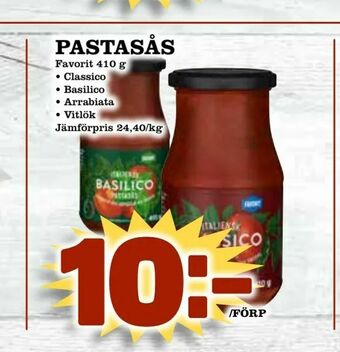 Din Mat Pastasås erbjuda