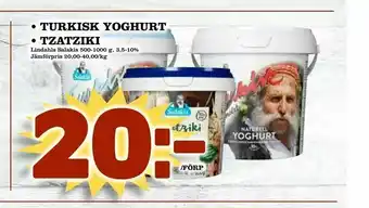 Din Mat turkisk yoghurt • tzatziki erbjuda