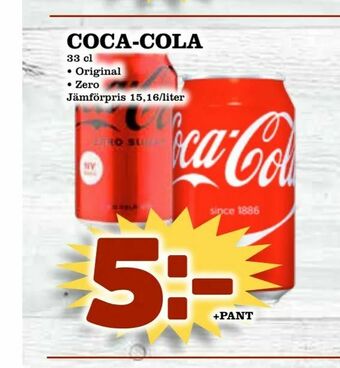 Din Mat Coca-cola erbjuda