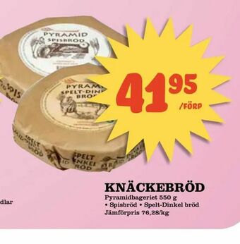 Din Mat Knäckebröd erbjuda