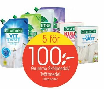 EKO Grumme Sköljmedel/ Tvättmedel erbjuda