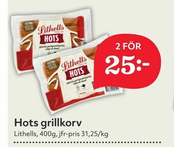 Hemköp Hots grillkorv erbjuda
