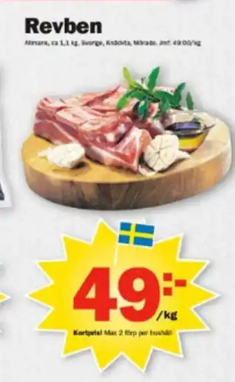 Pekås Revben erbjuda