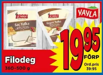 Supergrossen Filodeg erbjuda