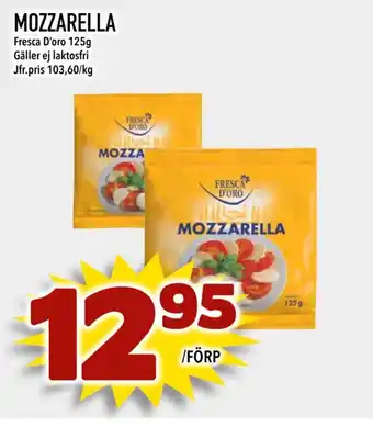 Supergrossen MOZZARELLA erbjuda
