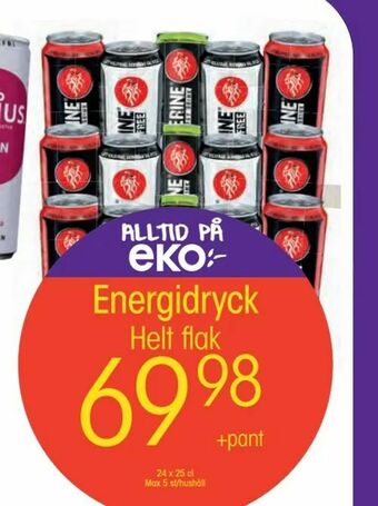 EKO Energidryck erbjuda