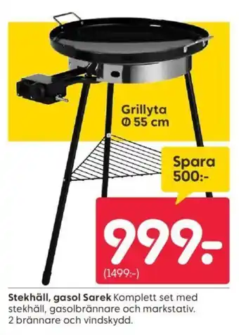 Stekhäll, gasol Sarek