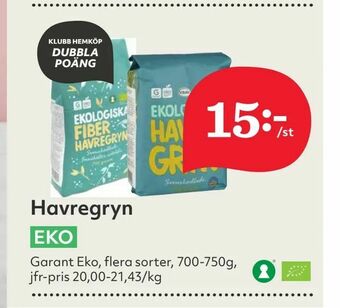 Hemköp Havregryn erbjuda
