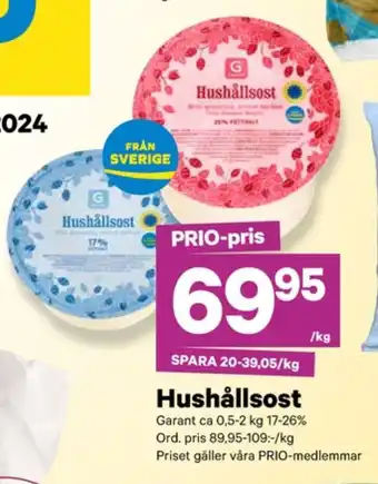 City Gross Garant hushållsost erbjuda