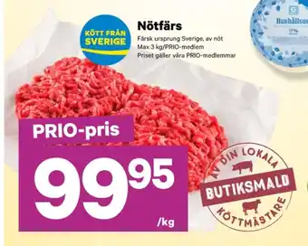 City Gross Garant nötfärs erbjuda