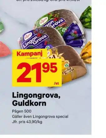 City Gross Guldkorn rågbröd erbjuda
