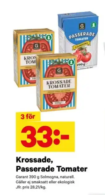 City Gross Garant tomater erbjuda