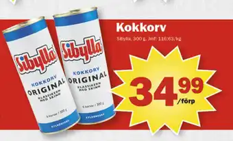 Pekås Sibylla kokkorv erbjuda