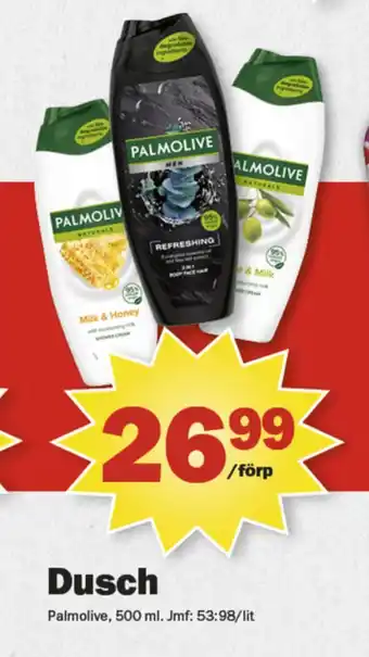Pekås Palmolive duschtvål erbjuda
