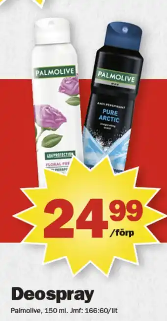 Palmolive deodorant spray
