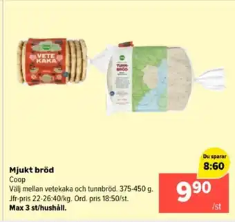 Coop Extra Mjukt bröd erbjuda