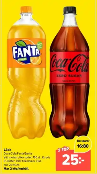 Coop Extra Läsk erbjuda