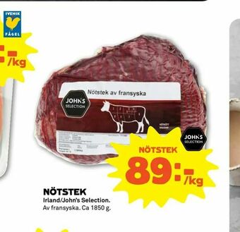 Stora Coop Nötstek erbjuda