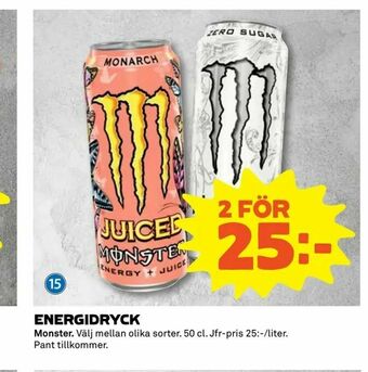 Coop Extra Energidryck erbjuda