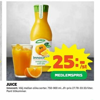 Coop Extra Juice erbjuda
