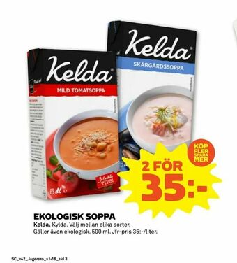 Coop Forum Ekologisk soppa erbjuda