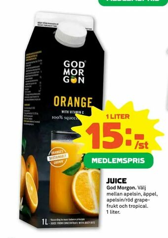 Coop Forum Juice erbjuda